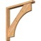 Ekena Millwork Westlake Block Smooth Bracket w/ Offset Brace, Western Red Cedar, 3 1/2"W x 28"D x 28"H BKT0402X28X28WTL05SWR - alternate 1